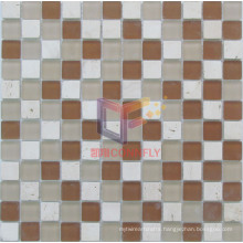 Matt Glass Mix Stone Mosaic(CS143)